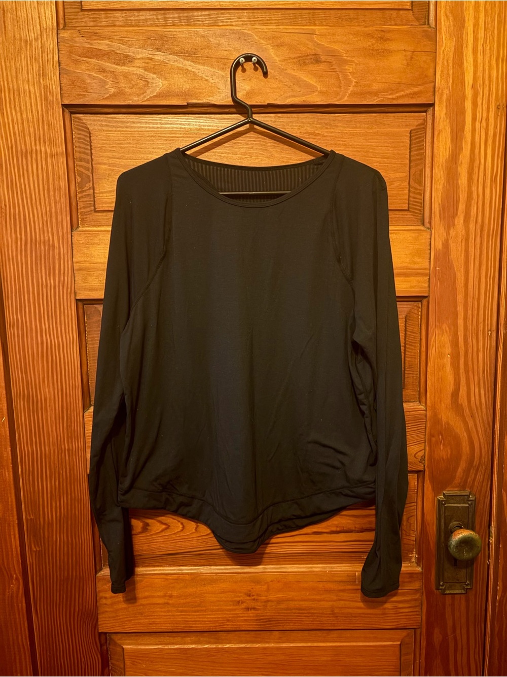 Sweaty Betty Black Women’s Long-Sleeve Crew Neck Top size women’s L and active